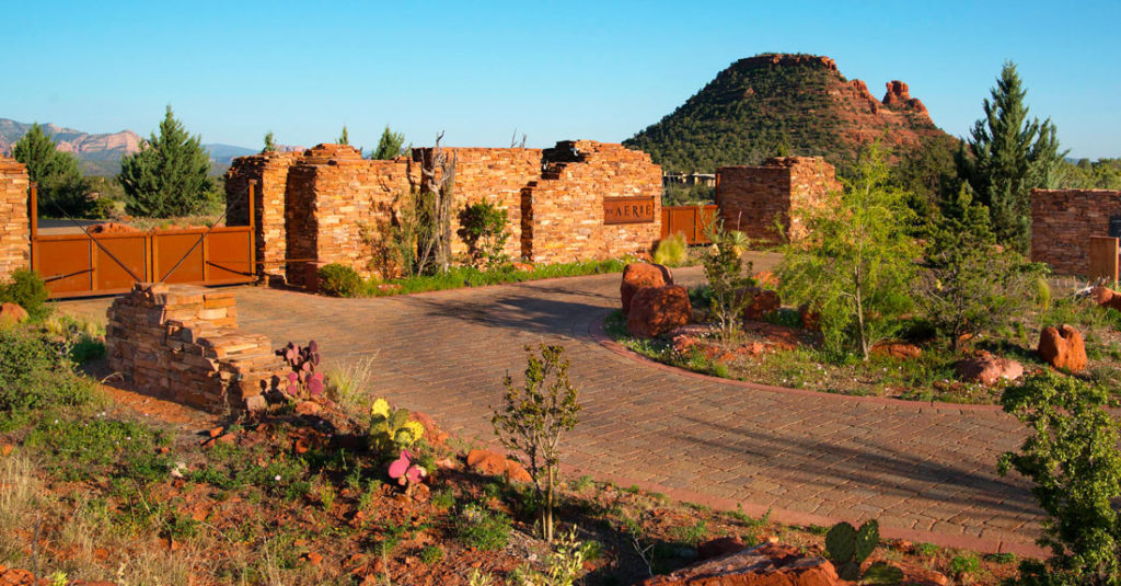 Gates at The Aerie near West Sedona