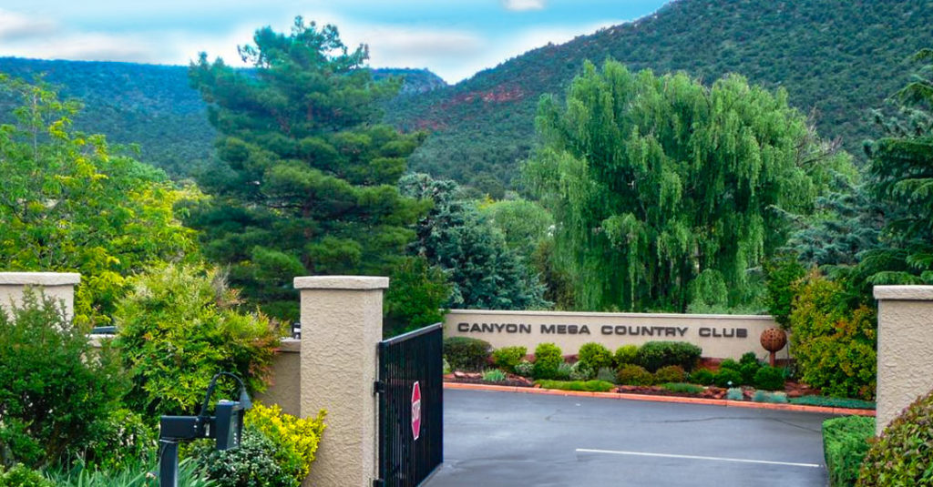 Canyon Mesa gated neighborhood