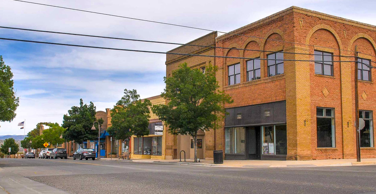 Photograph of downtown Clarkdale Arizona