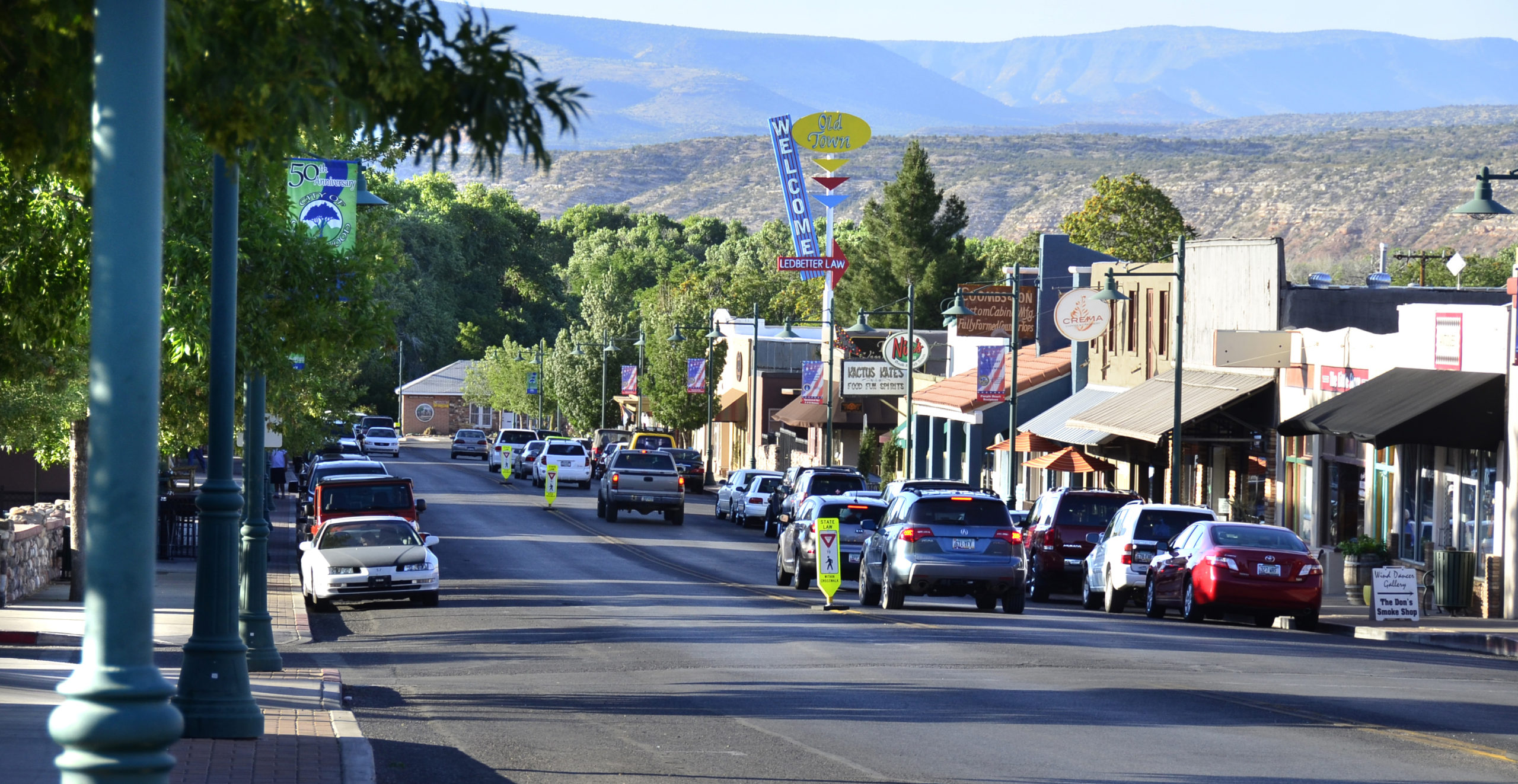 Photo of historic Oldtown Cottonwood