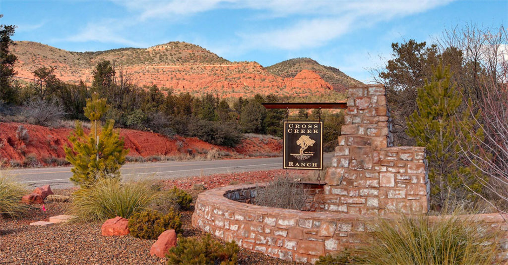 Sign at Cross Creek Ranch